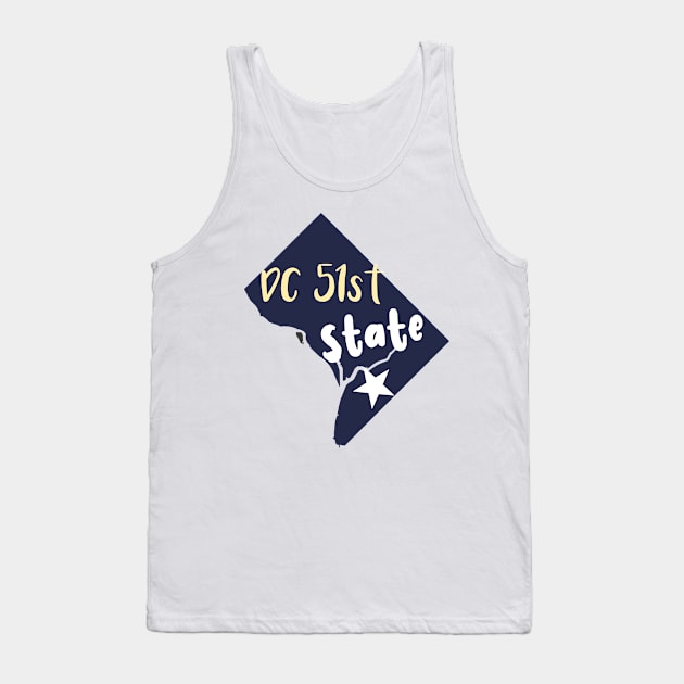 dc 51st state Tank Top by zedmr